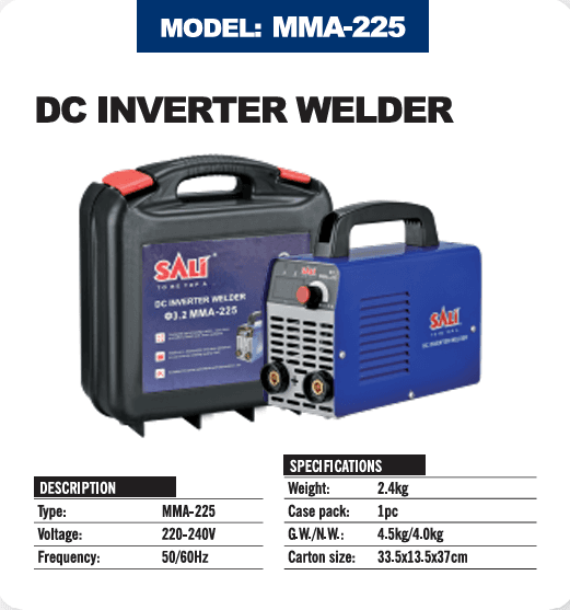 SALI DC INVERTER WELDER MMA-225