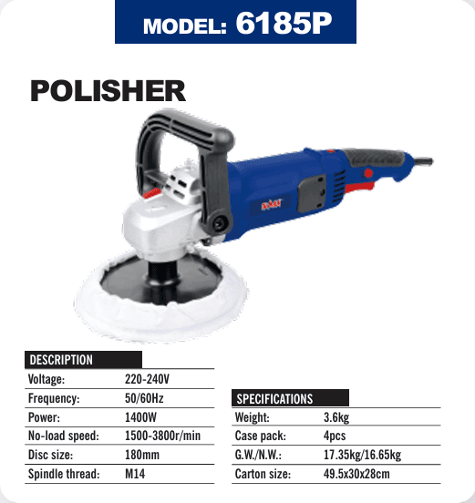 SALI POLISHER 6185P (180MM)